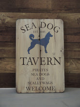 Sea Dog Tavern sign