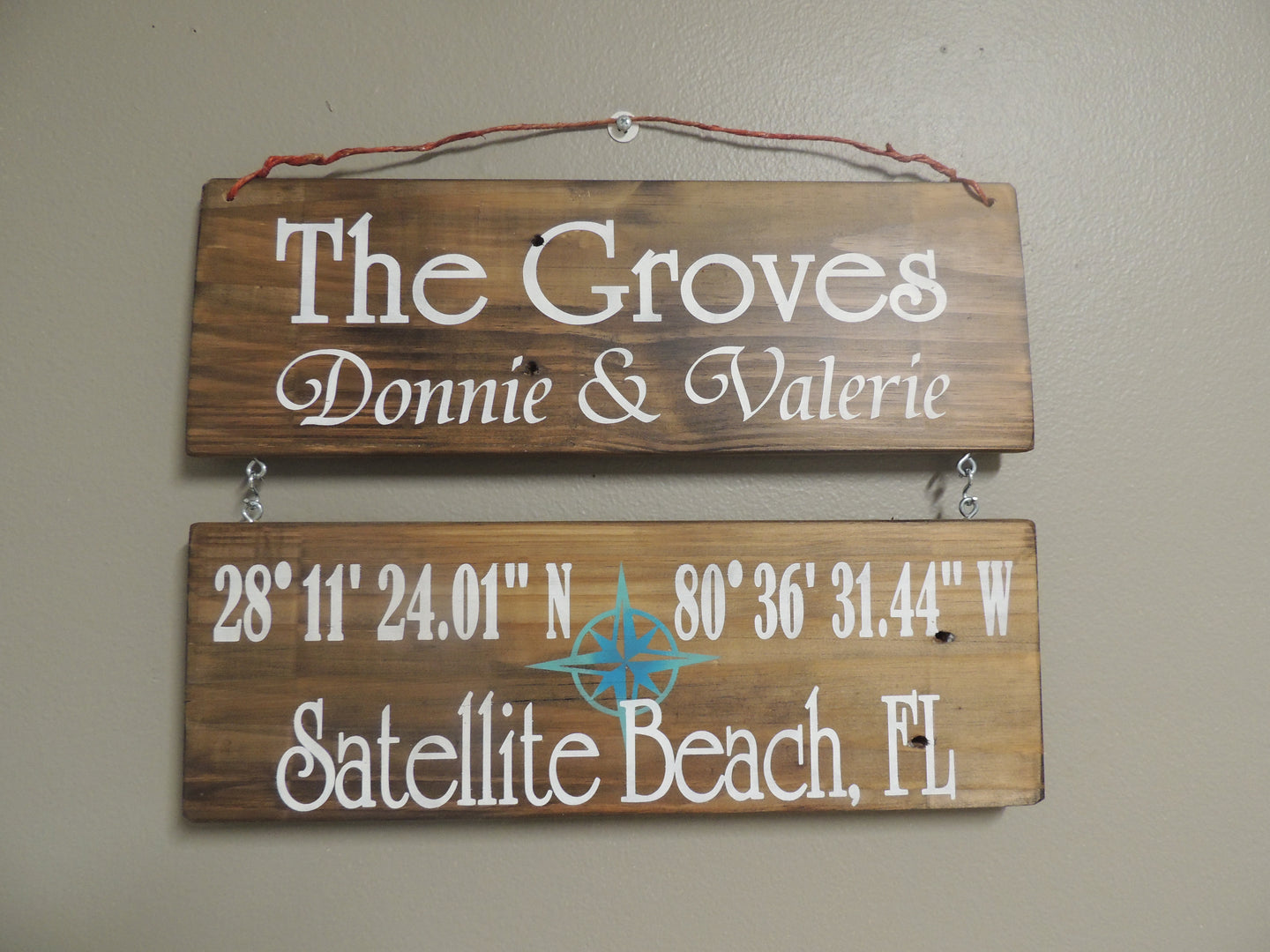 RV sign natural personalized