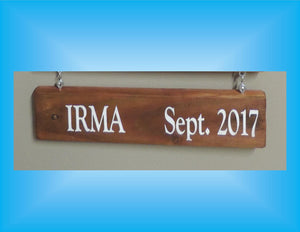 Irma sign Sept 2017
